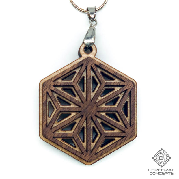 Hexagonal Division  - Two Layer Necklace