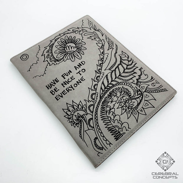 Have Fun & Be Nice - Notebook / Sketchbook - By Randal Roberts