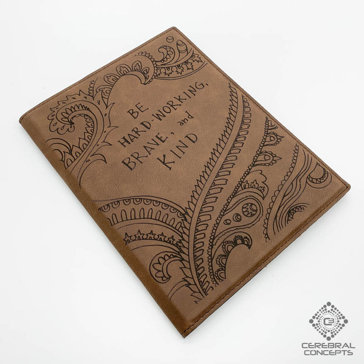 Hardworking, Brave & Kind - Notebook / Sketchbook - By Randal Roberts