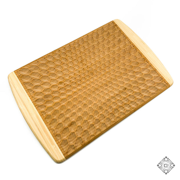 Honeycomb - Bamboo Cutting Board - By Cerebral Concepts