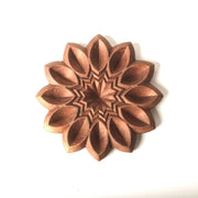 Petal Power - Carved Wood Tray - By Cerebral Concepts