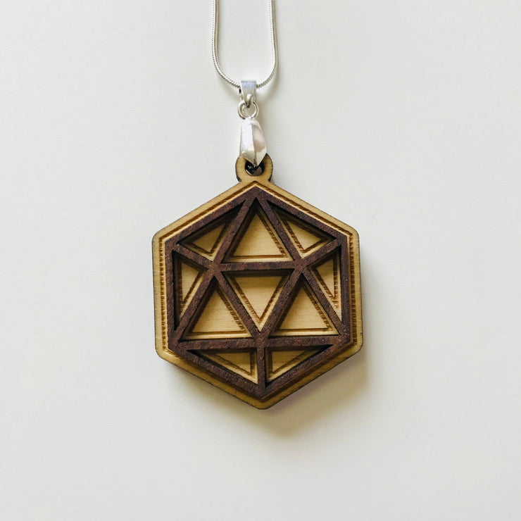 Icosahedron Prism - Necklace